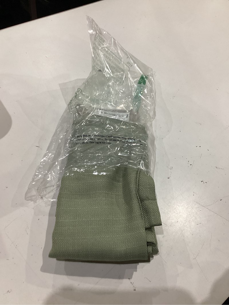 Condition photo showing Good Condition for owenie bob 2 panels sage green kitchen curtains sets for windows 36 inch length, faux linen textured short cafe curtains tiers for kitchen, rod pocket small window drapes for bathroom, 30wx36l inch sage green 30"w x 36"l (pack of 2)