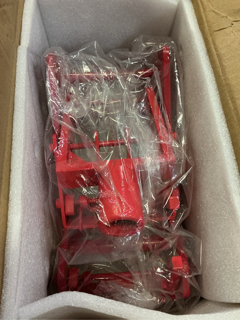 Condition photo showing Good Condition for cast iron wall jack, heavy-duty portable wall jacks works with 1-1/2"wide x 3-1/2"long fir poles and 1-3/16" od steel pipes, for framing, lifting wall beams, rated capacity 1,000 lbs, red, pack of 1 1-pack