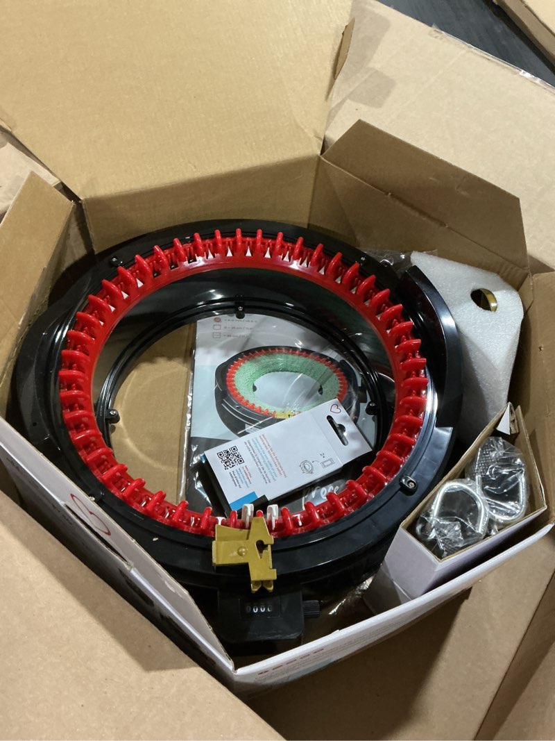 Condition photo showing Good Condition for Addi Express King Size Knitting Machine, 46 Needle Round Loom with Row Counter and Hand Crank, Black, 17.7 Inch Flat Panel Width King Size Single