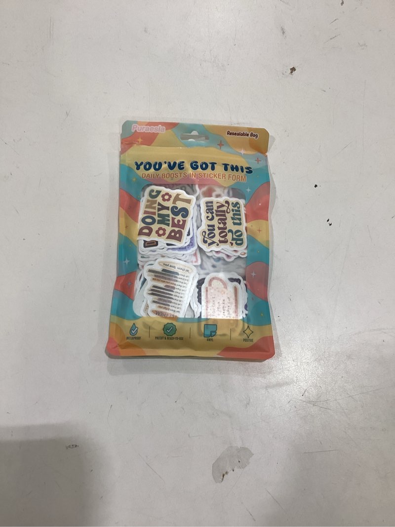 Condition photo showing New/Like New for You've Got This by Puraesla - 300Pcs Holographic Motivational Stickers Positive for Vision Board, Affirmation Sticker Pack for Water Bottles, Journalds, Notebooks,Daily Positivity Quote for self Care