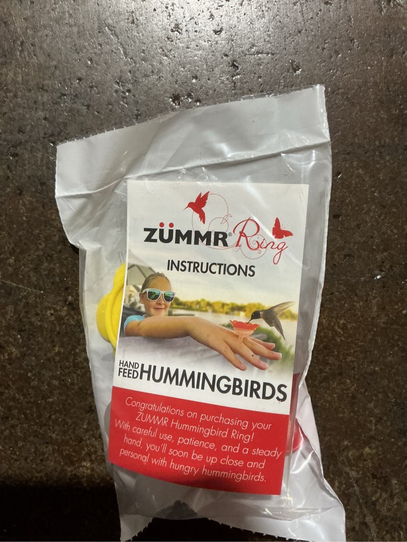 Condition photo showing New/Like New for (Bidding on 25) 2-Pack - ZUMMR Hummingbird Ring Feeder - Hand Feed Hummingbirds Right in Your Backyard. Get up Close and Personal with Nature. Proudly Made in The U.S.A. - The Original