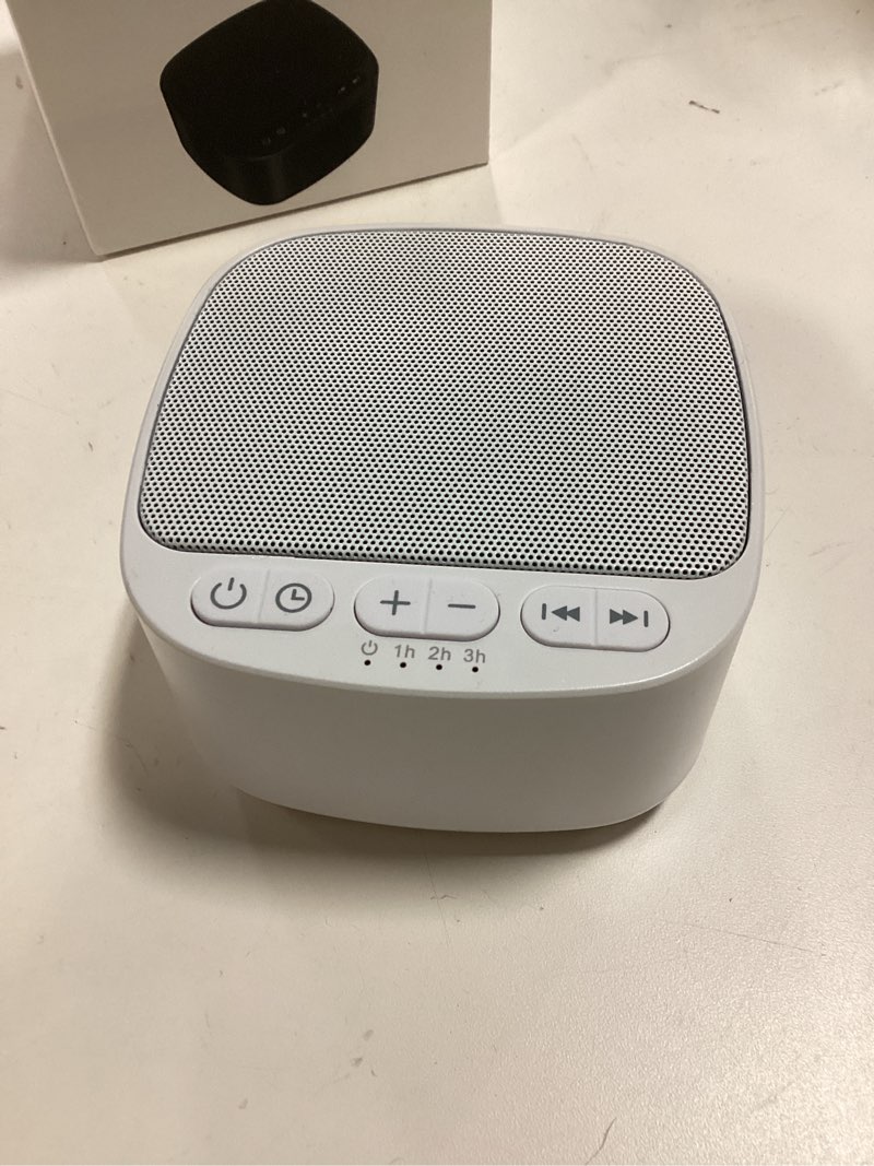 Condition photo showing Good Condition for Magicteam Sleep Sound White Noise Machine with 40 Natural Soothing Sounds and Memory Function 32 Levels of Volume Powered by AC or USB and Sleep Timer Sound Therapy for Baby Kids Adults (B-White)