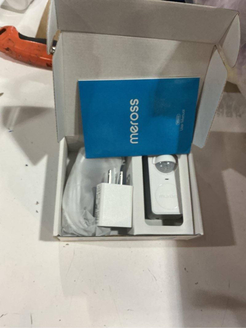 Condition photo showing New/Like New for meross Matter Human Presence Sensor, 3-in-1 PIR & Light & mmWave Radar Motion Sensor, AI Motion Detector for Matter Smart Home Automation, Supports HomeKit, Alexa, Google, Home Assistant, 2.4GHz Wi-Fi US