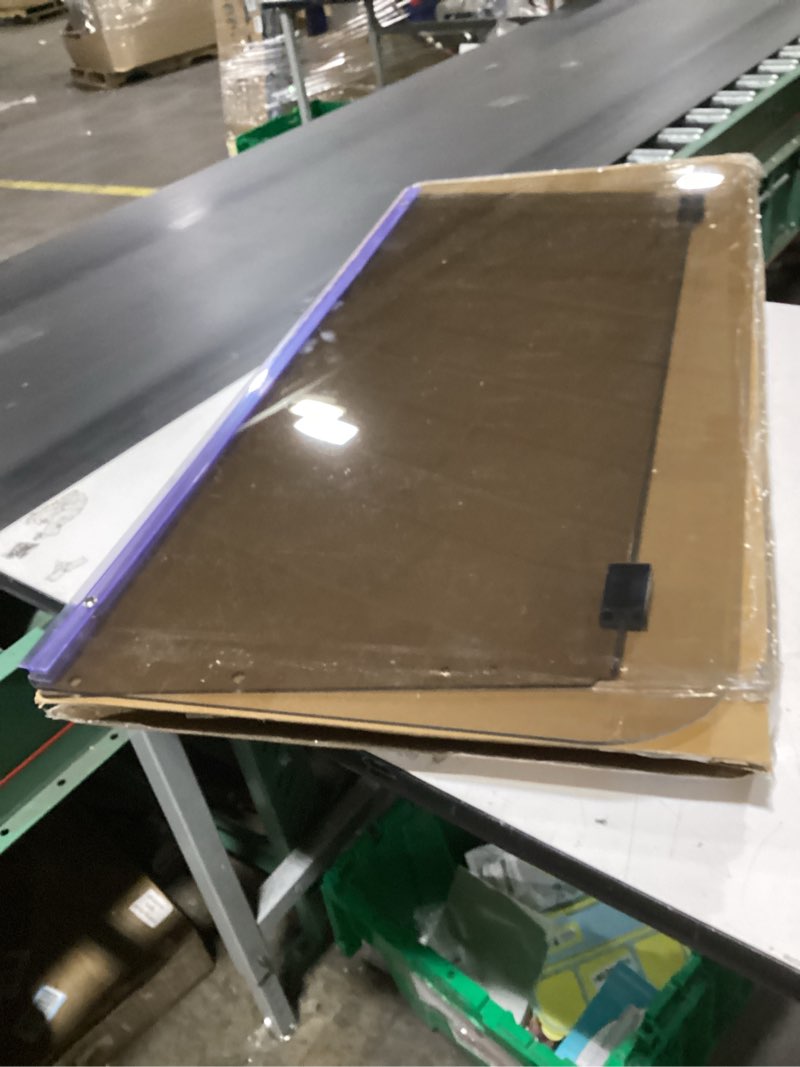 Condition photo showing As Is for red hawk win-1025 windshield compatible with/replacement for e-z-go txt 2014 and newer with strut measurements of 39-3/4" width across top and 41-3/4" width across bottom. golf carts