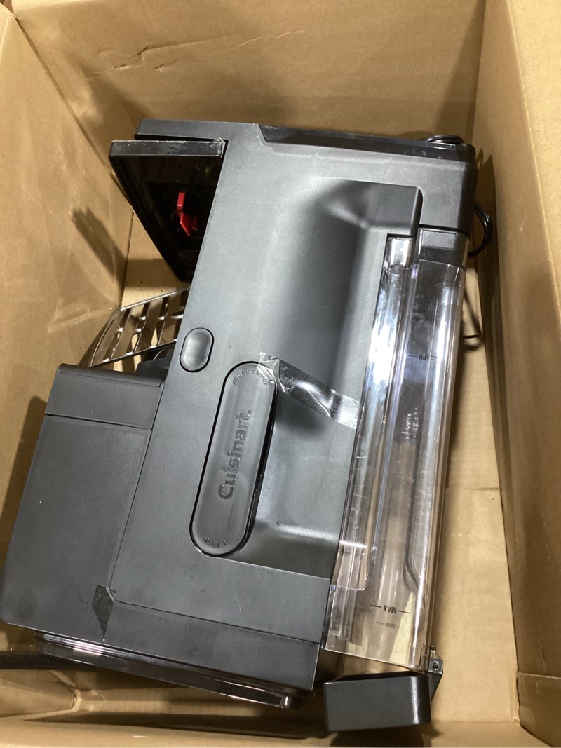 Condition photo showing New/Like New for Cuisinart Coffee Maker, Custom Grind and Brew Single Cup Coffee Maker, 6 Cup Sizes, Built-in Stainless Steel Burr Mill, Adjustable Strength, Grind Control and Over Ice Feature, Easy Cleaning, DGB-30