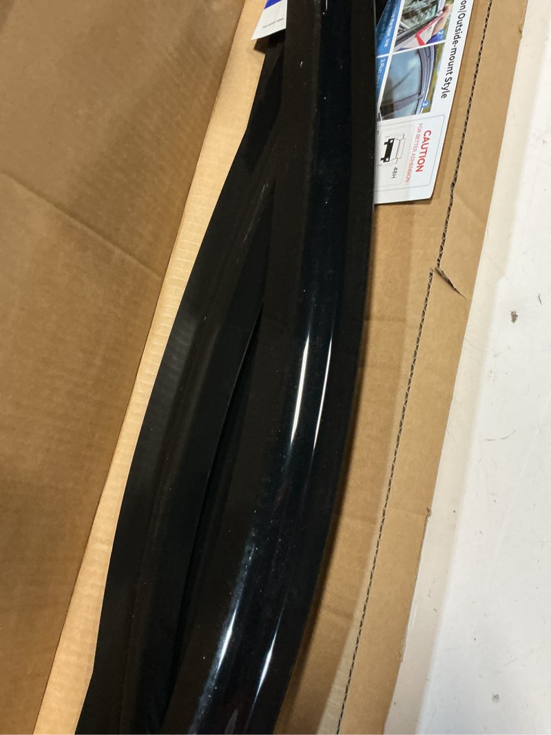 Condition photo showing As Is for window visors rain guards shield for 2015-2020 chevy tahoe/gmc yukon(not for xl or denali), out-channel window wind deflectors vent rain visors shades for 15-20 cadillac escalade(not for esv) 2015-2020 tahoe/yukon