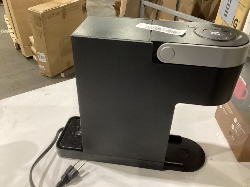 Condition photo showing As Is for Not tested ***missing tank***Keurig K-Slim Single Serve K-Cup Pod Coffee Maker, Multistream Technology, 3 Brew Sizes, Slim and Sleek Design, 46oz Removable Reservoir, Black