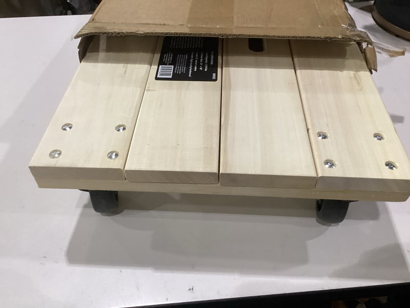 Condition photo showing Good Condition for maxworks 50952 1000 lbs. capacity 24 in. x 16 in. hardwood furniture moving dolly