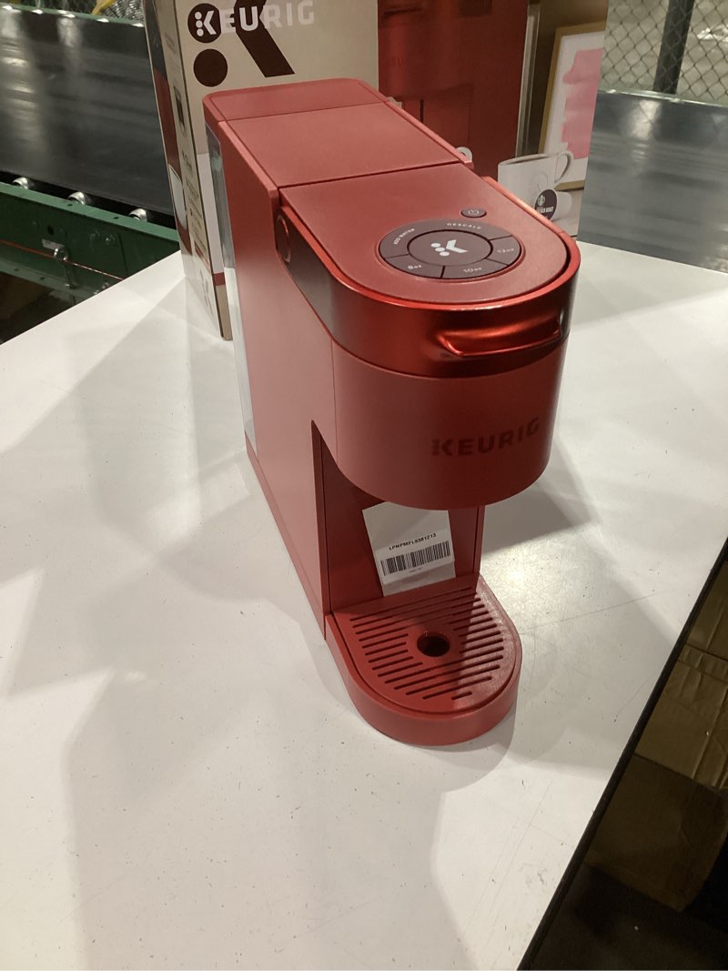 Condition photo showing Good Condition for keurig k- slim single serve k-cup pod coffee maker, with 3 brew sizes, multistream technology, 46oz removable reservoir, scarlet red