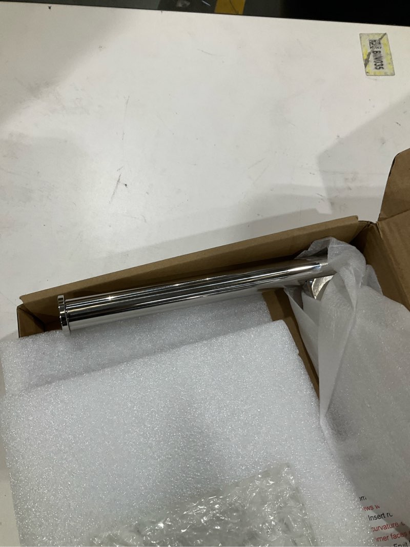Condition photo showing Good Condition for Stainless Steel L-Shaped Hand Towel Holder, SUS304 Bathroom Towel Rack with Thickened Base for Countertop Vanity (Chrome, Square Base)