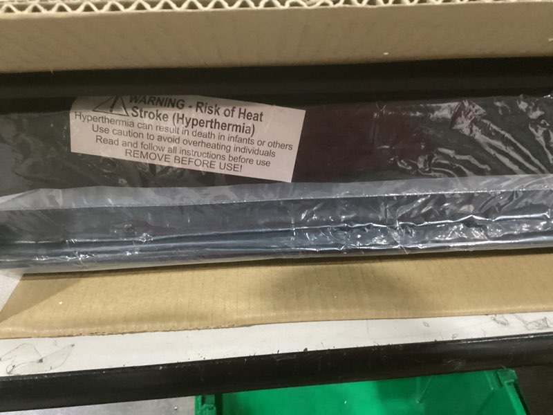 Condition photo showing Good Condition for Electric Fireplace Insert 30" Realsmart 1500W Wall Mounted Fireplaces Recessed Heaters,Fit for 2 X 6 stub, Remote Control Slim Black Fireplace Touch Screen Timer 12 Flame Colors LED Decor Low Noise