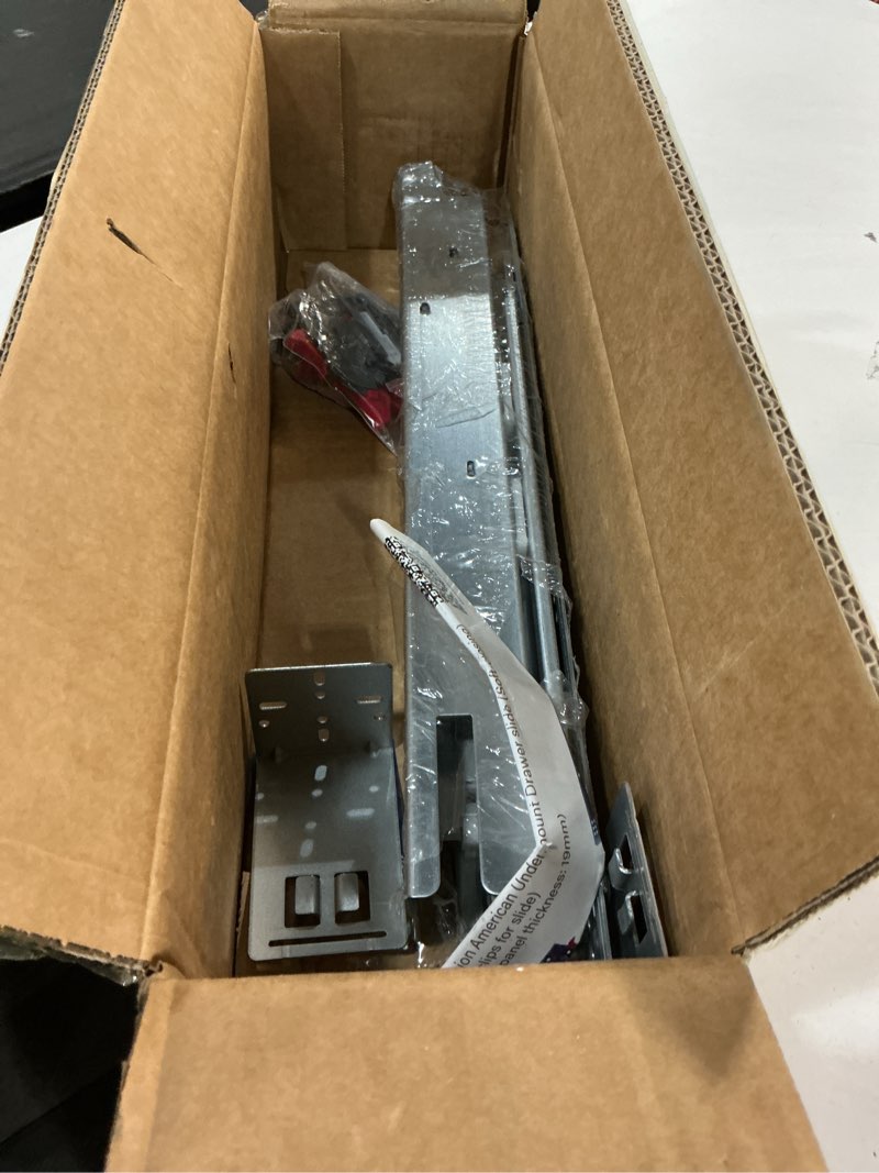 Condition photo showing Good Condition for lontan undermount soft close drawer slides 15 inch hidden bottom mount full extension cabinet rails with rear mounting bracket and locking devices 1 pair concealed drawer runners 100lb load capacity 15 inch 1