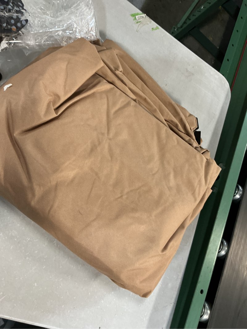 Condition photo showing Good Condition for ultcover rectangular patio heavy duty table cover - 600d tough canvas waterproof outdoor dining table and chairs general purpose furniture cover size 126l x 74w x 28h inch
