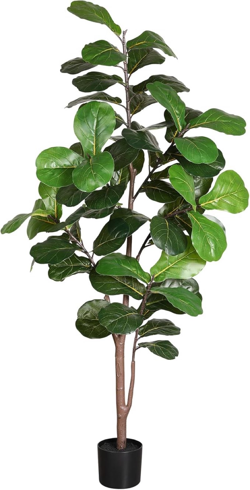 faux fiddle leaf fig plant