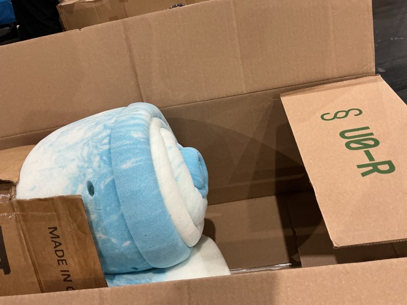 Condition photo showing Good Condition for novilla twin memory foam mattress topper 3 inch, cooling gel infused, ventilated pressure relief pad, medium comfort for sofa, rv, camper, dorm room 3 inch blue twin