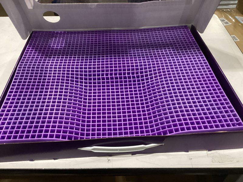 Condition photo showing New/Like New for Purple Ultimate Seat Cushion | Pressure Reducing Grid Designed for Ultimate Comfort | Designed for Gaming | Made in The USA