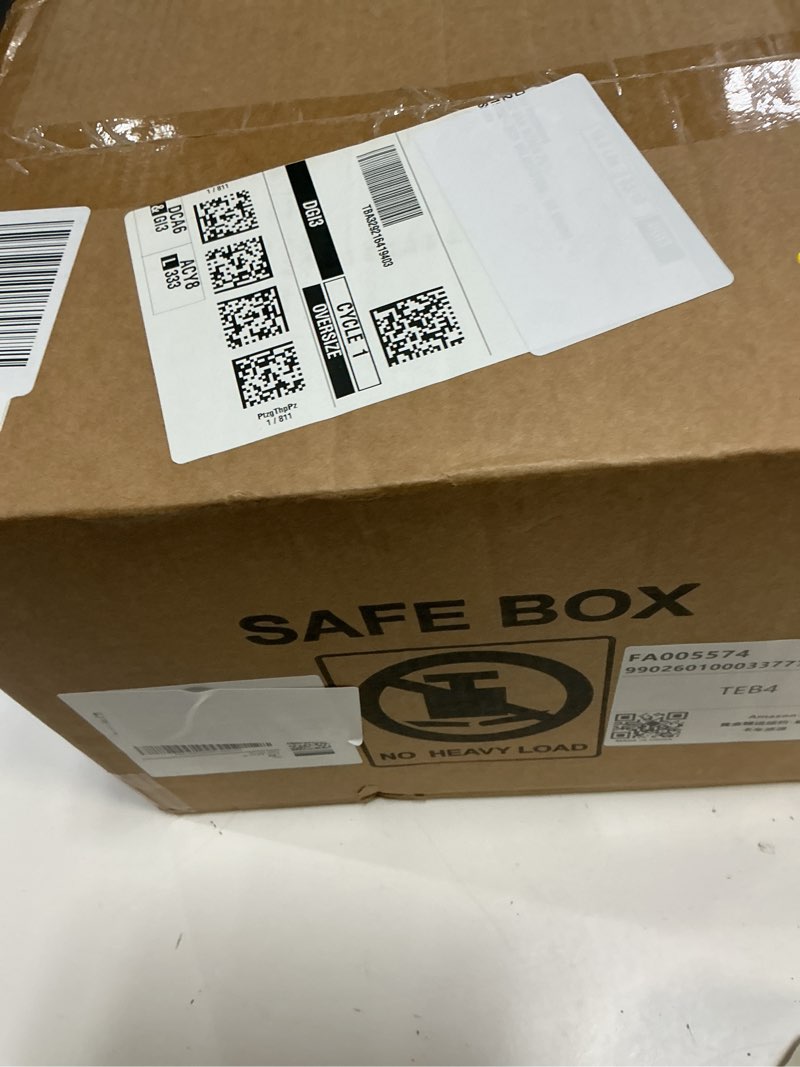 Condition photo showing Good Condition for 9.84"h small safe box for personal privacy, 1.2 cu ft security safe with fireproof money bag, digital safes with combination lock and removable shelf for home money cash medicine documents 9.85"h x 9.85"d x 13.78"w
