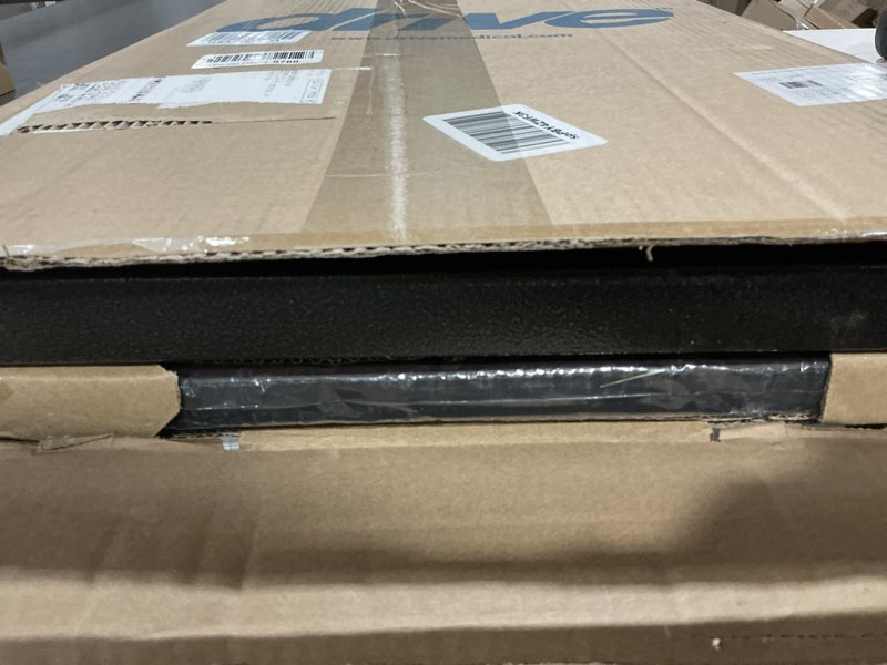 Condition photo showing Good Condition for Drive Medical 13067 Non Tilt Top Overbed Table with Wheels and Secure Height Adjustment,Tray Table for Hospital or Home Use, Bedside Rolling Overbed Table, Silver Vein Silver Vein Table