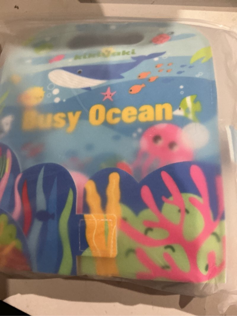 Condition photo showing Good Condition for kikiyaki ocean busy book for toddlers 1-3, soft felt montessori quiet book