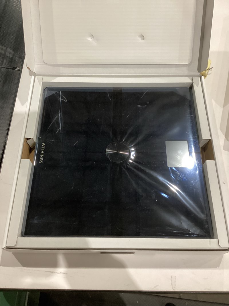 Condition photo showing Good Condition for withings body smart - accurate scale for body weight and fat percentage, body composition wi-fi and bluetooth weight scale, baby weight scale, smart scale apple health compatible, bathroom scale black body smart