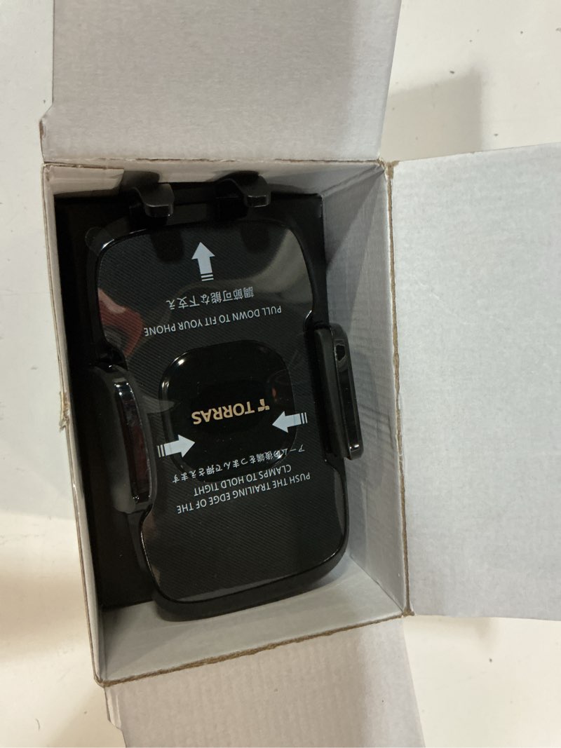 Condition photo showing Good Condition for torras ultra-durable phone holders for your car?96+lbs strongest suction? car phone holder mount, safety certs cell phone car mount truck for dashboard windshield vent for iphone 17 16 15 14 pro max black