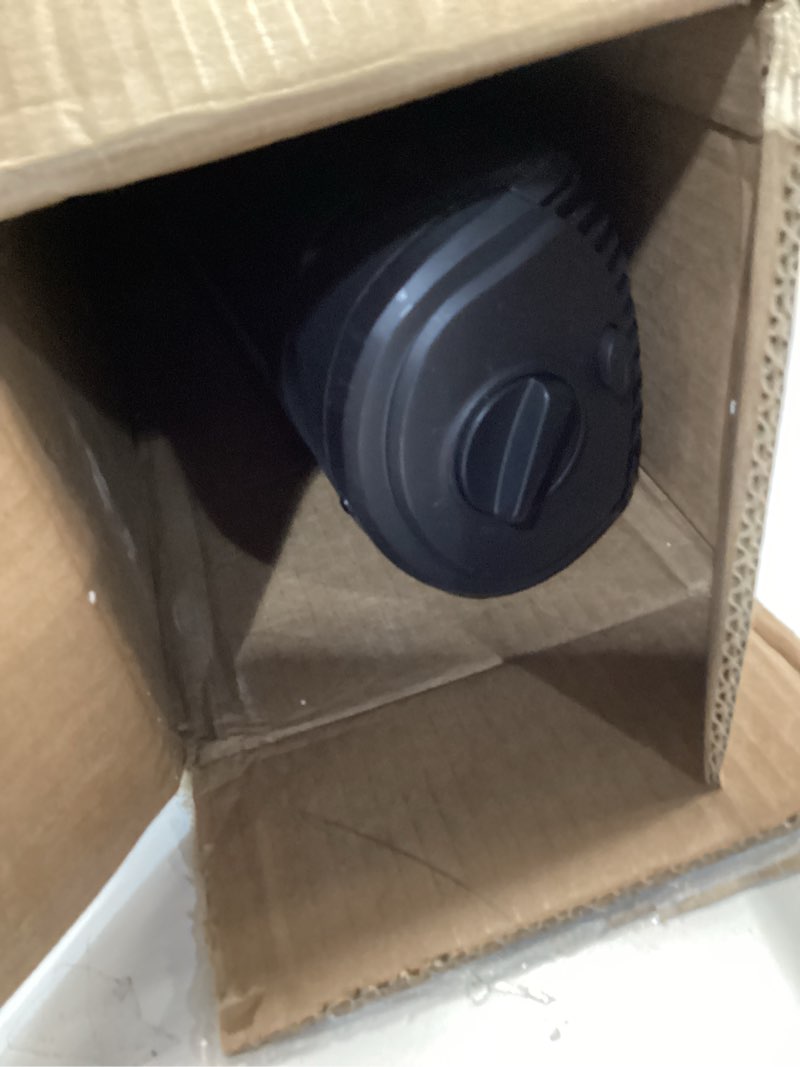 Condition photo showing As Is for Amazon Basics 28" 60-Degree Oscillating Tower Fan for Bedroom, Living Room, Office, With 3 Speeds, Intuitive Mechanical Control, Black, 35W, 27.8"H x 9.4"D x 9.4"W 28" - Mechanical Control