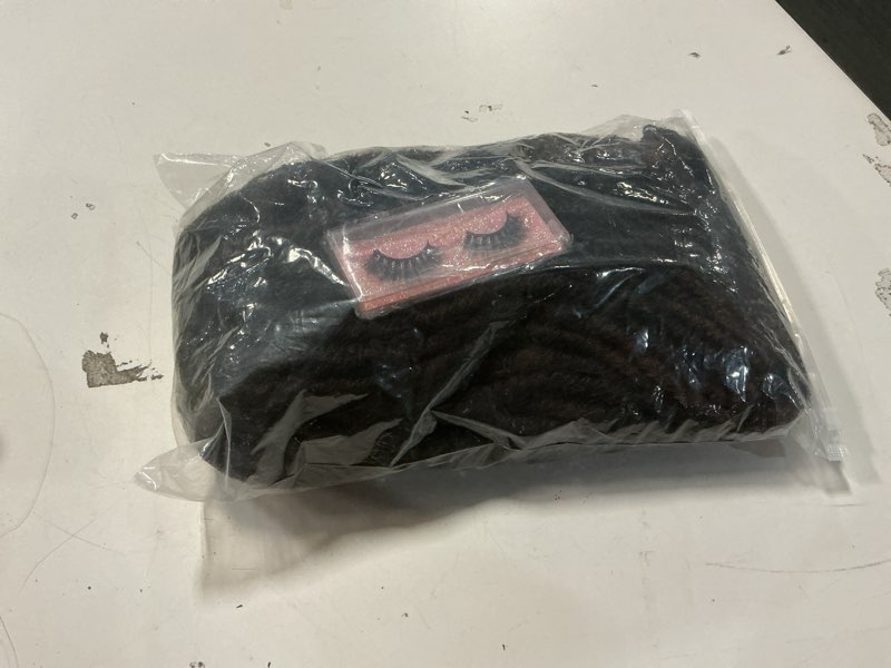 Condition photo showing Good Condition for FAVE Soft Faux Locs Wig Synthetic Full Double Lace Dreadlock Wig Ombre Brown Braided Wigs for Black Women Dreads Wig for Women Natural Looking Part Free?Natural Color,280g?