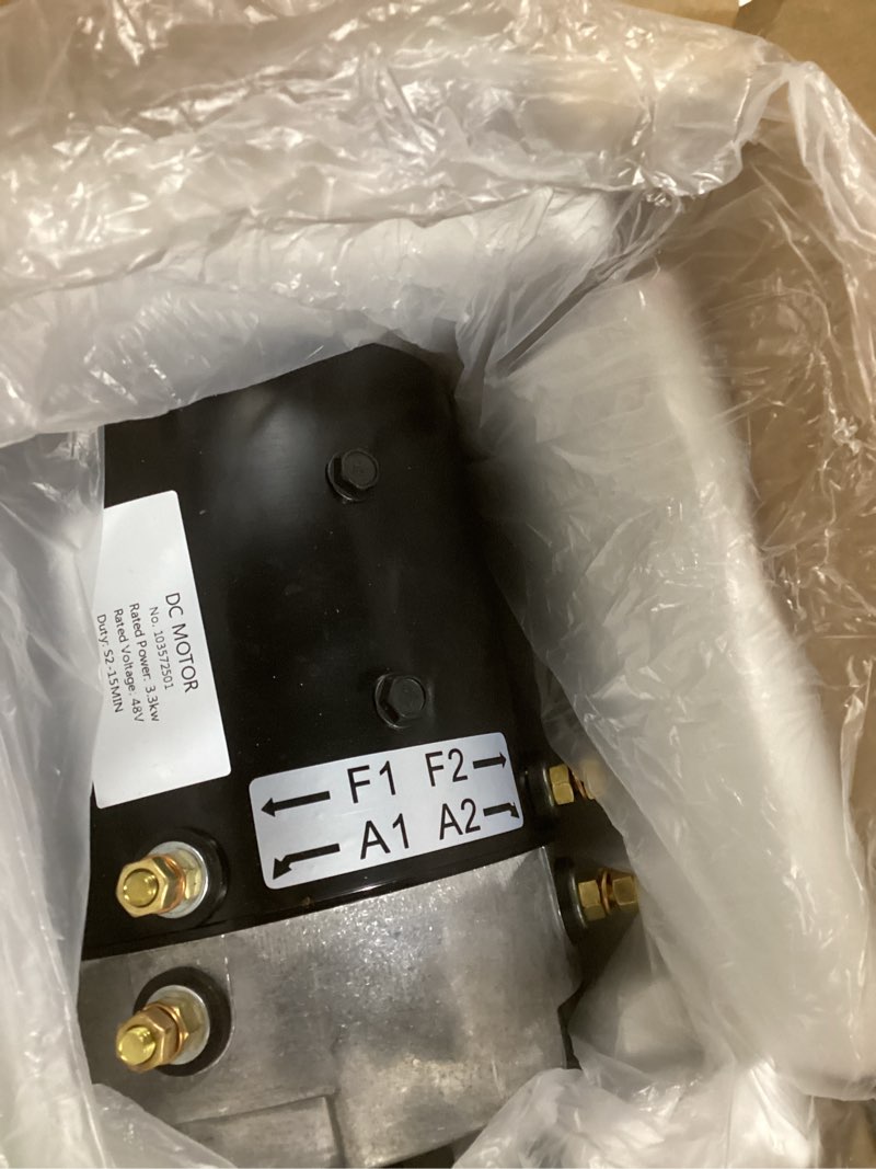 Condition photo showing Good Condition for 103572501 dc motor 48v 3.3 hp replacement for club car ds & precedent gas or electric iq motor