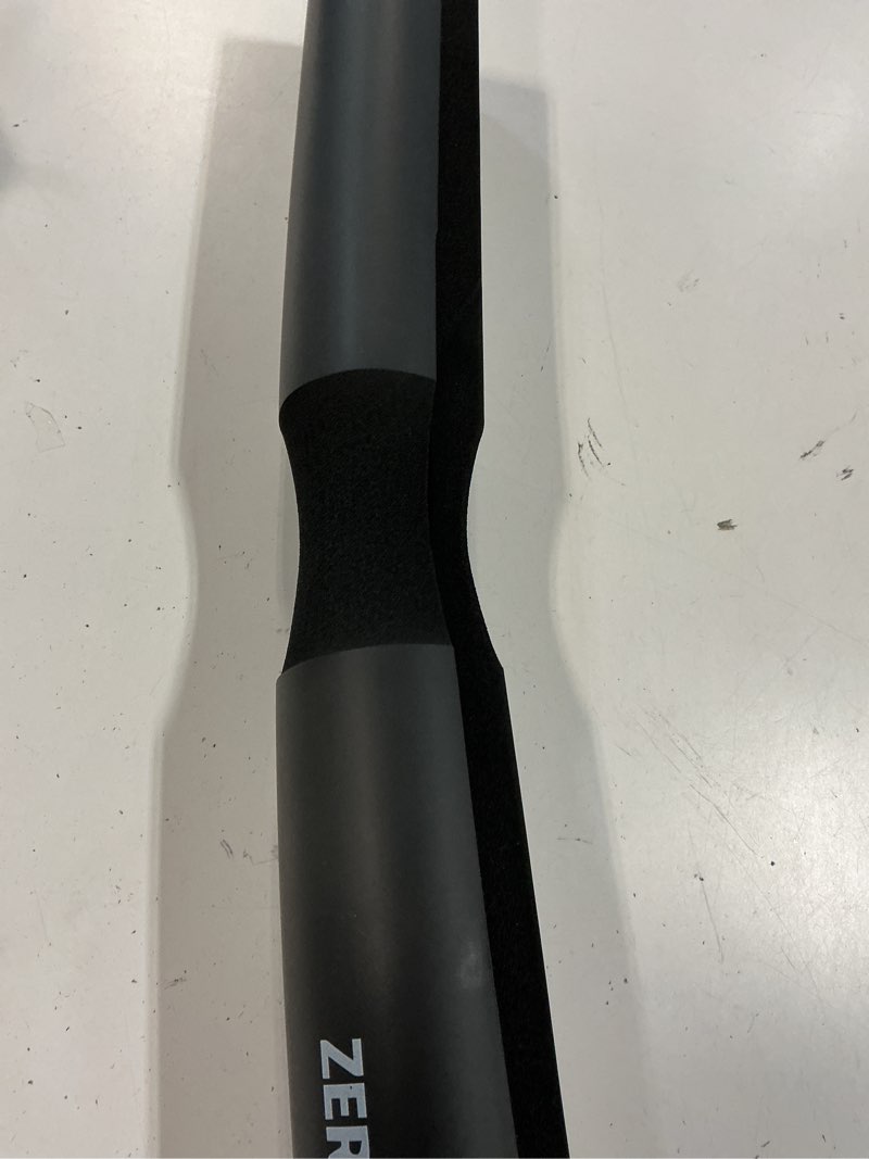 Condition photo showing As Is for barbell pad squat pad designed specifically for zercher squats - great for zercher squats, front squats and hip thrusts — extra long length—fit standard and olympic bars perfectly