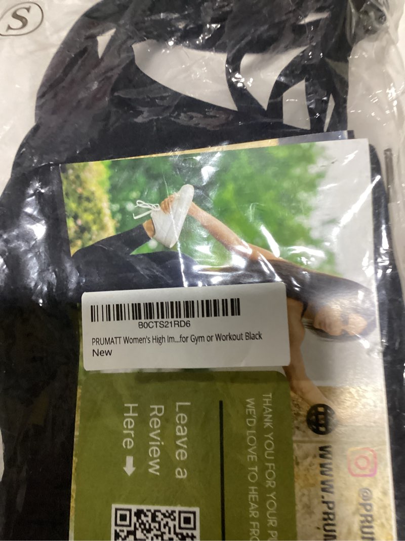 PRUMATT Women's High Impact Performance Sports Bra, Criss-Cross Back, Soft, Comfortable, Padded, Eve