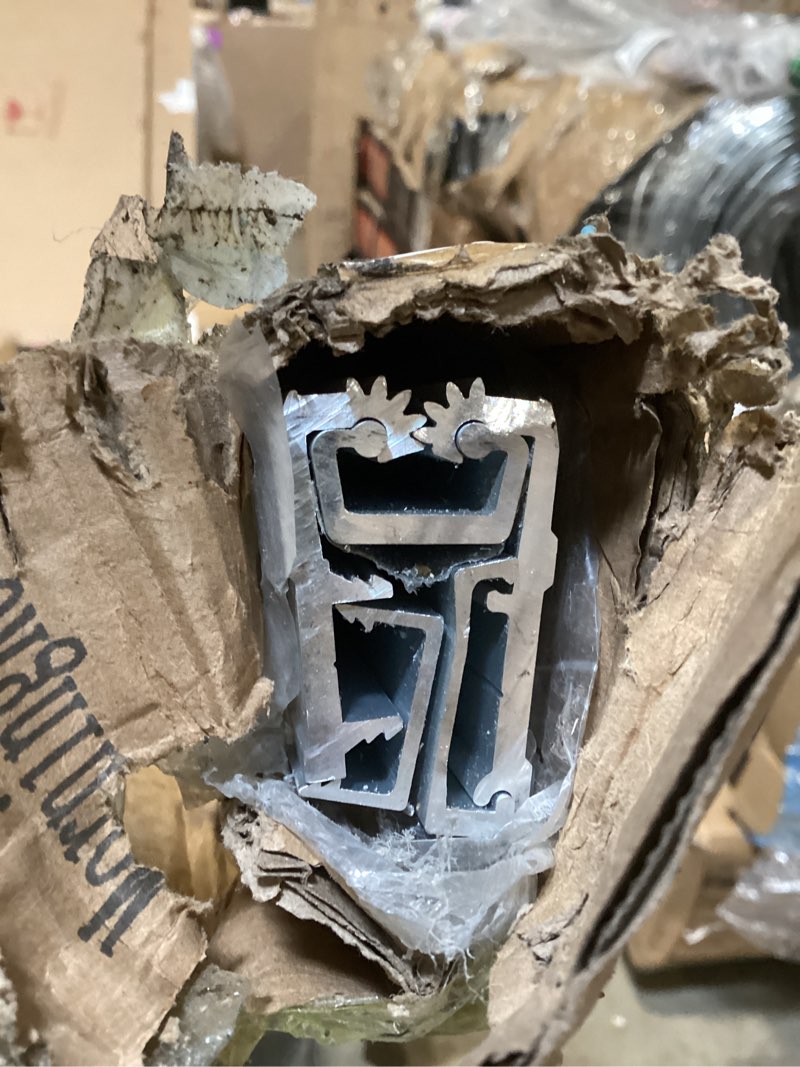 Condition photo showing Good Condition for morningro 1 pcs 83" heavy duty continuous hinge y, full surface anodized aluminum continuous geared hinge center pivot tamperproof for repairing storefront door installations door (silver) 1 silver