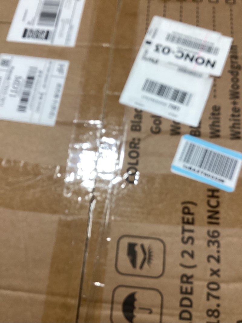 Mayi Plus 2 Step Lightweight Aluminum Folding Ladder, Portable Step Stool with Anti-Slip Pedals, 330