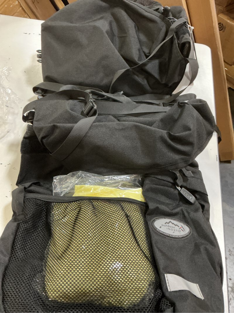 Condition photo showing New/Like New for dreamoon 50l bike panniers, waterproof bicycle commuting bag saddle bags with rain cover, bike rear seat bag carrier with reflective trim, cycling organizer for width less than 6.3 inches rack (black)