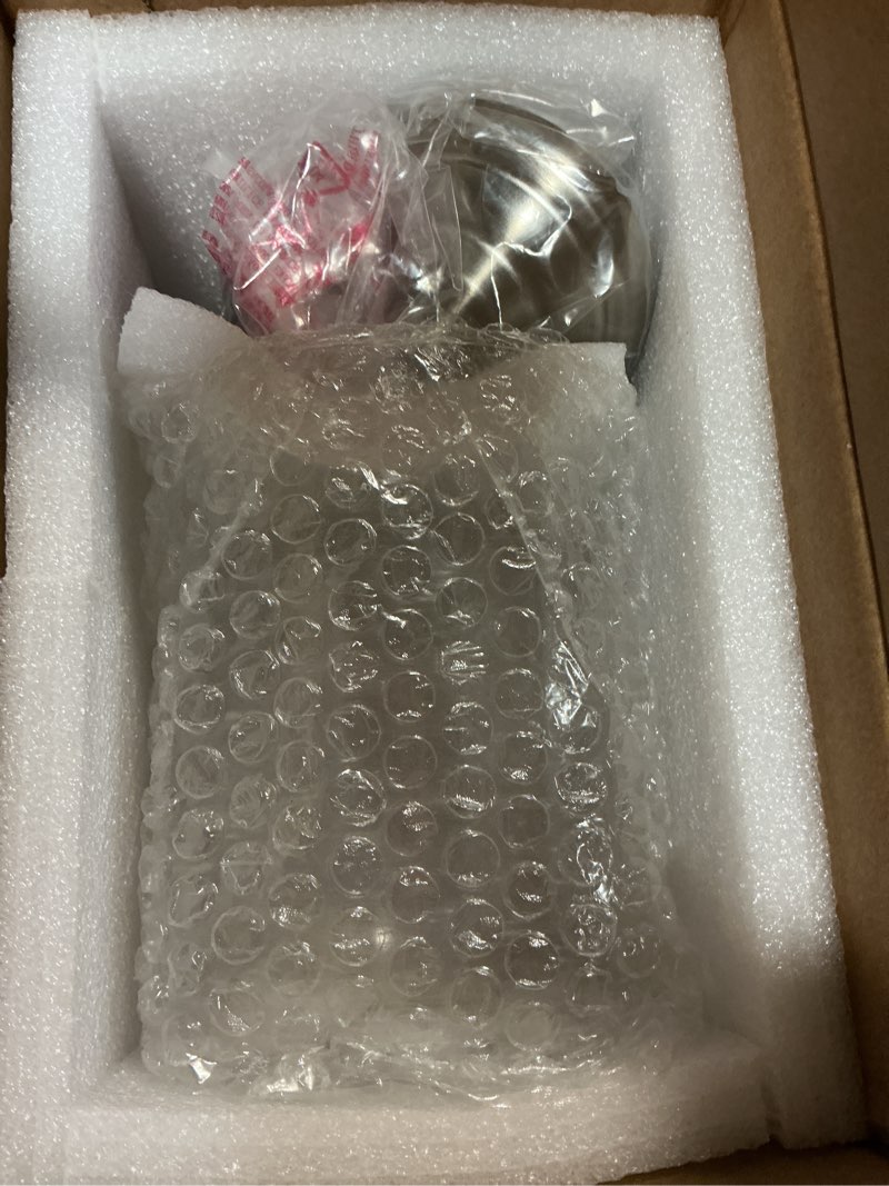 Condition photo showing Good Condition for zeyu modern 1 pack track pendant lighting, h type track rail hanging lantern for kitchen dining room, clear glass shade, brushed nickel finish, zsl104tp bn brushed nickel 1 pack without rail