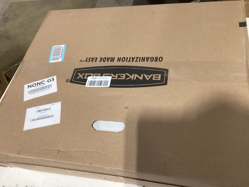 Condition photo showing New/Like New for bankers box 12 pack standard duty file storage boxes, standard assembly, removable lid, letter/legal (0071301)