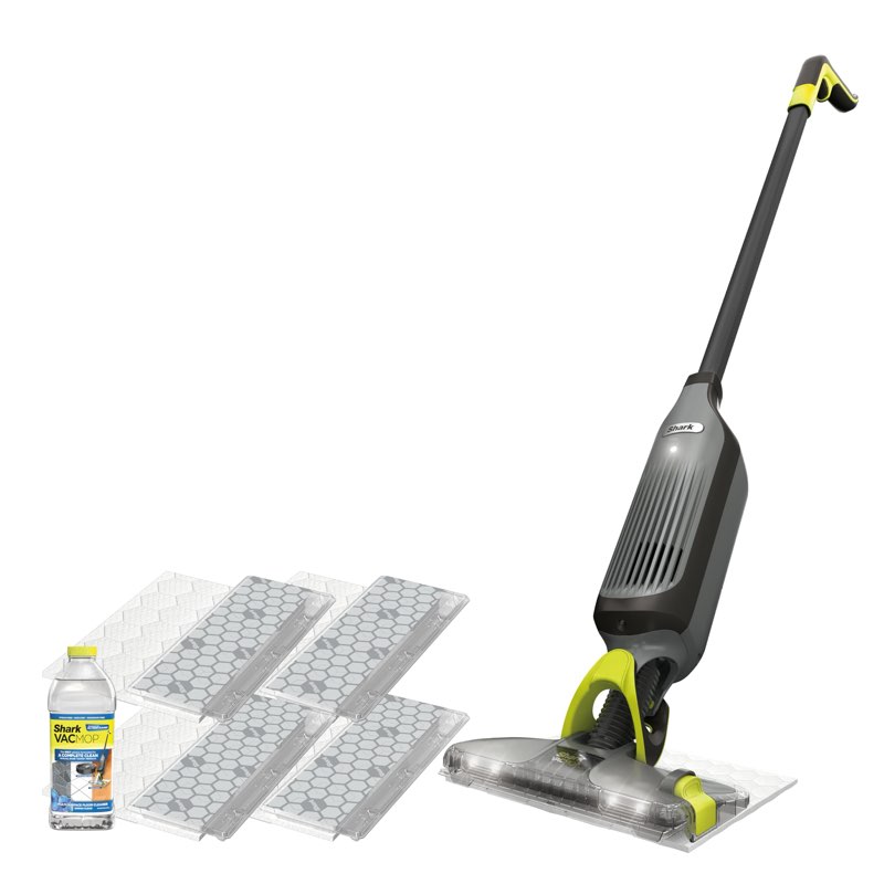 Shark VACMOP Cordless Hard Floor Cleaner, Vacuum and Spray Mop, Powerful Suction, Lightweight, LED H