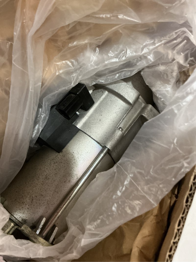 Condition photo showing As Is for db electrical snd0411 starter for bobcat compact track loader mt50, mt52, mt55 / skid steer loader 453f, 463, 553, 553f, 653, s70 / clark skid steer loader 653/6667987, 6667987ef, 6667987rem