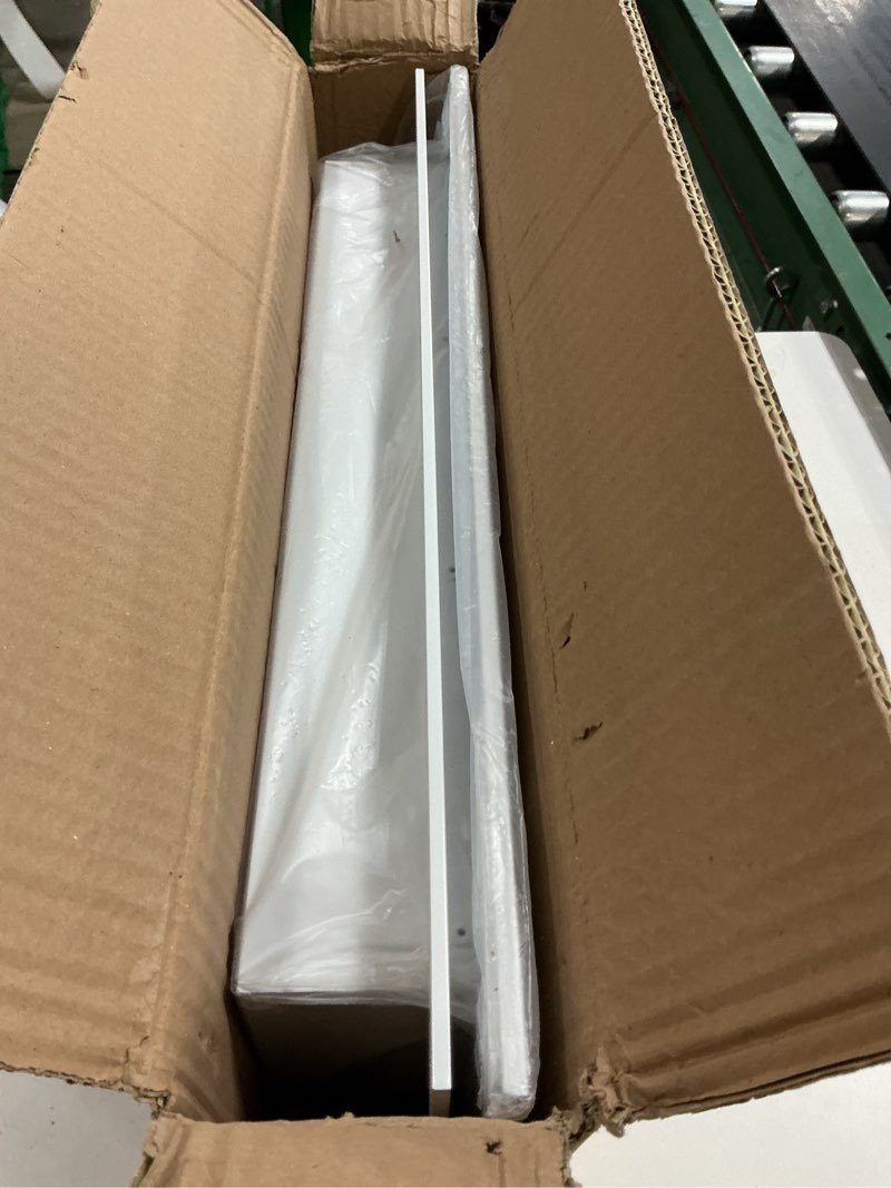 Condition photo showing New/Like New for aluminum garage door air vent grille register - with damper control lever for winter & summer settings - with insect net prevent guard [outer dimensions: 17.5"w x 12"h]