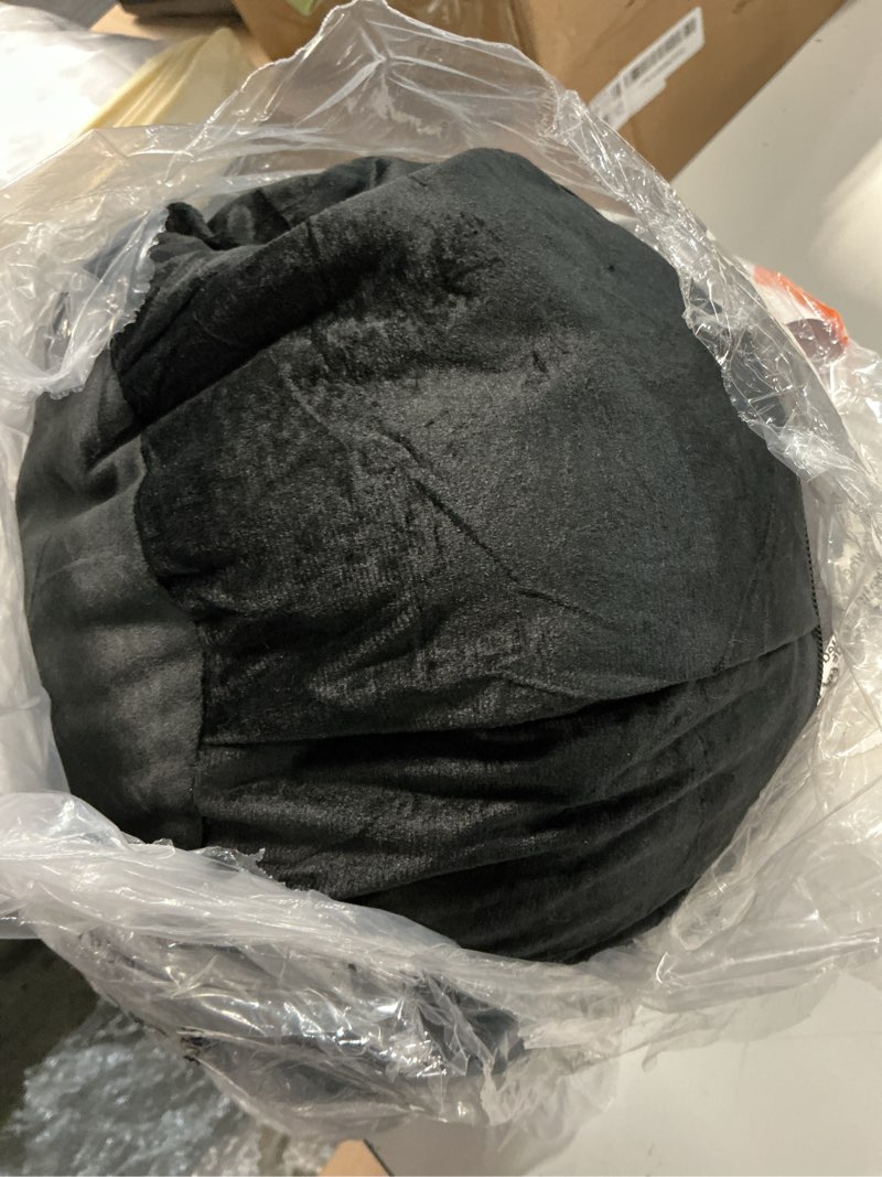 Condition photo showing Good Condition for hihealer premium meditation cushion - comfortable floor pillow for adult traditional crescent meditation pillow yoga buckwheat bolster (black)