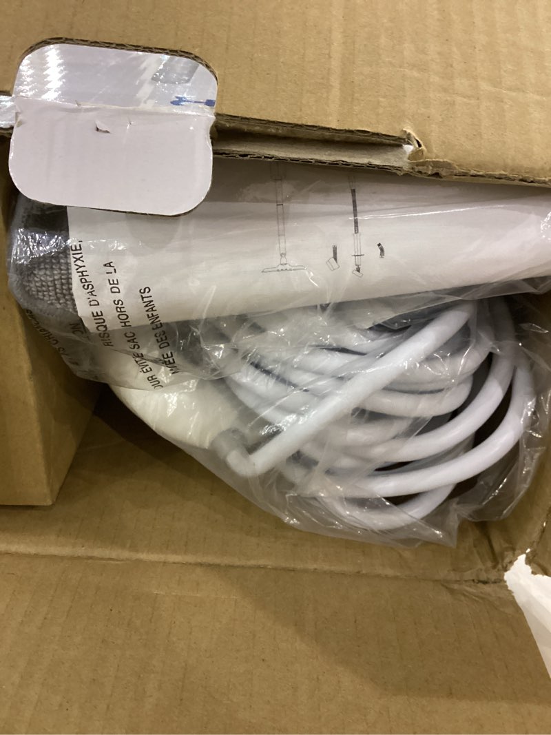 Condition photo showing New/Like New for Steam Mop All-in-one for Floor Cleaning, MultiPurpose Steam Cleaner for Home with LED display screen, Detachable Handheld Floor Steamer with Scent Container and strap for Hardwood,Tiles and Carpet White_