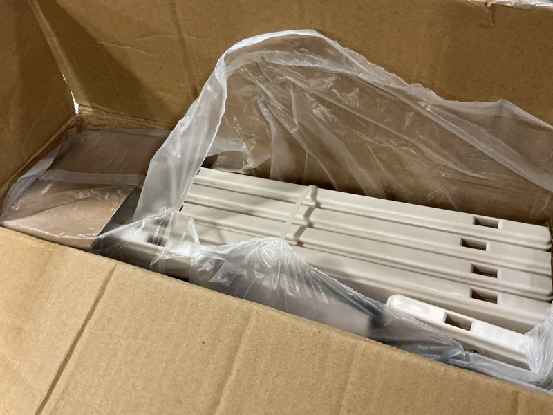 Condition photo showing Good Condition for extra tall cat gate for doorway: 74.8"-90.5" tall cat gates for pet 30.3"-38.2" wide pressure mount no wall drilling for indoor stairs doorway room door dog safety barrier no toddler 74.8"-90.5" h x 30.3"-38.2" w