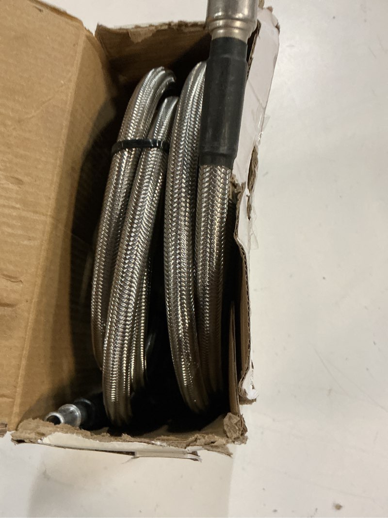 Condition photo showing As Is for 819-846 stainless fuel lline kit compatible with silverado 1500 classic 2500 hd 3500 gmc sierra 1500 2500 hd 3500 2004-2010,replaces 15237136 15946200