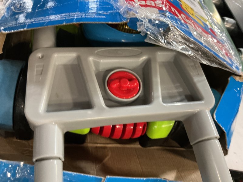Condition photo showing As Is for little tikes gas 'n go mower kids toys for toddlers boys girls age 18 months and older, indoor outdoor push gardening summer toy gifts for birthday