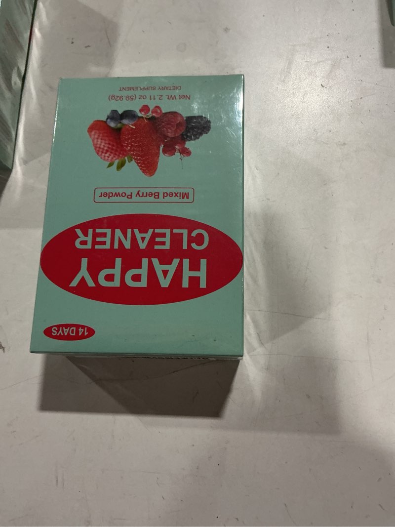 Happy Cleaner Probiotic Prebiotic Powder Watermelon & Berry Superfoods Blend Powder, Natural Antioxi