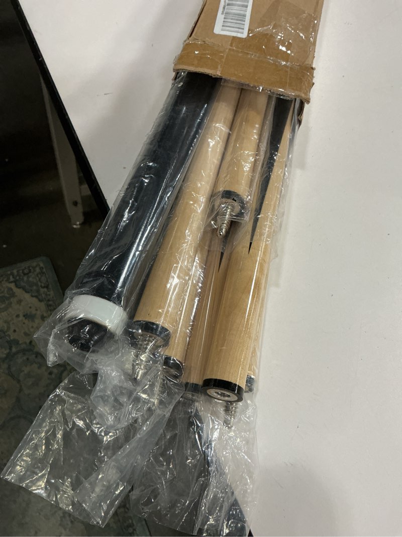 Condition photo showing Good Condition for Pool Cue Sticks – 42"/48"/58" Billiard Cues with 13mm Leather Tip – 17oz/18oz Standard or 20oz Heavy – Set of 2 or 4 – Durable 2-Piece Pool Sticks for Beginners, Adults, Home & Bar 48" set of 4