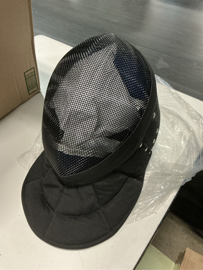 Condition photo showing Good Condition for breathable lightweight ultra-thin mesh fencing coach mask protective helmet medium