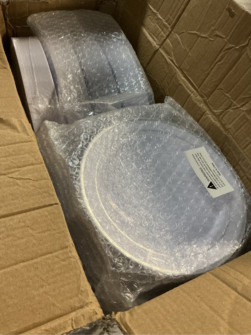 Condition photo showing Good Condition for wellife 600 pcs silver disposable dinnerware set for 100 guests, wedding reception plates & silver plastic tableware, dinner & salad plates, cups, forks, knives & spoons for weddings & elegant events 100 guests silver