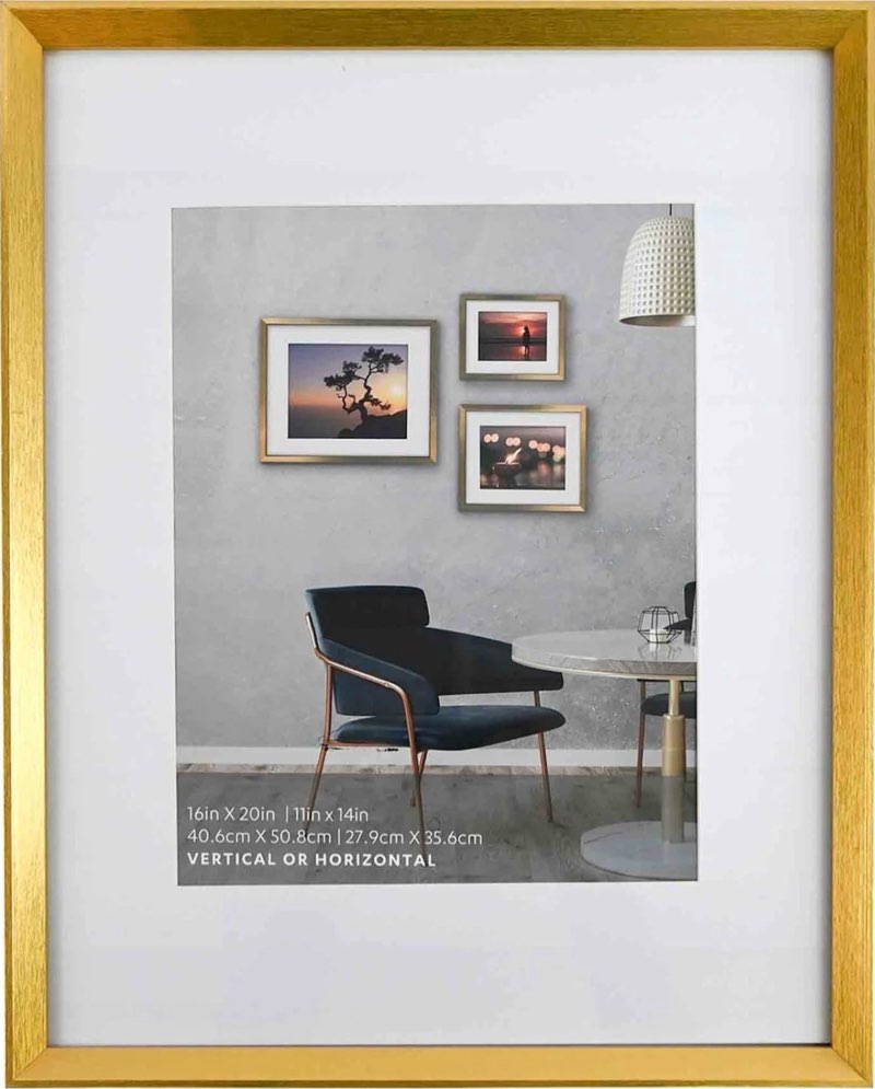 lavie home 11x14 gold picture frames 1 pack