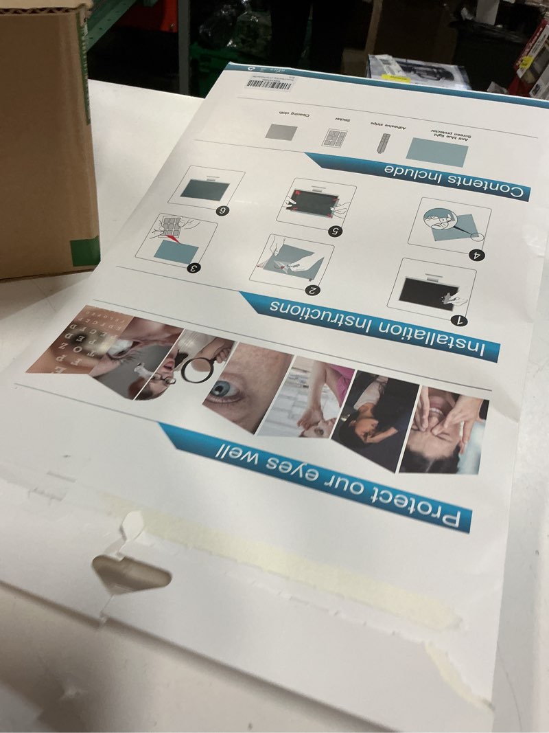 Condition photo showing Good Condition for [2 pack] 24 inch removable anti-glare blue light screen protector for 16:9 computer monitor – anti-glare, anti-scratch, pc anti-uv eye protection filter for blue 24 inch (16:9 aspect)