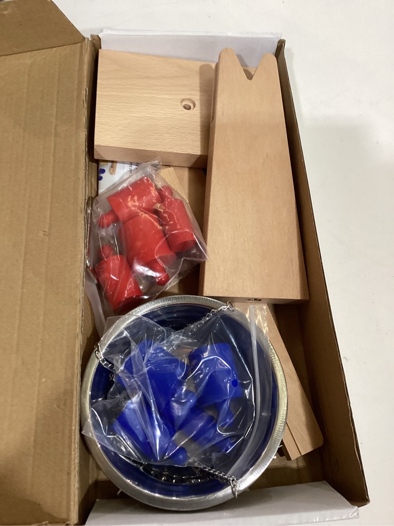 Condition photo showing Good Condition for montessori wooden balance beam weighing scale early childhood education tools montessori early development toy montessori materials